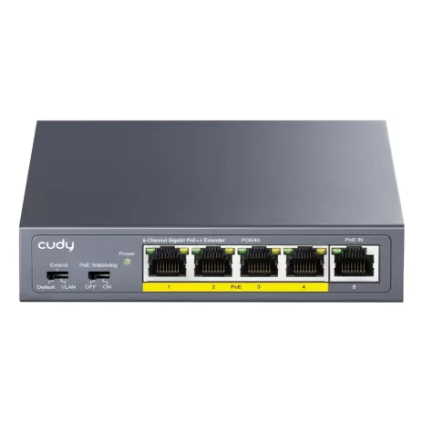 Удлинитель PoE CUDY POE40 4-Channel Gigabit PoE++ Extender POE40