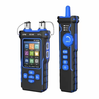 בודק כבלי רשת Luggar Optical Power Meter and Wire Tracker Tester HP-TESTER-NF8508 בודק כבלי רשת Luggar Optical Power Meter and Wire Tracker Tester HP-TESTER-NF8508