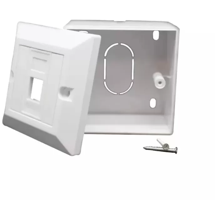 Network accessory Luggar CAT6/6A RJ45 Surface Mount Box HP-FP-45-1 Network accessory Luggar CAT6/6A RJ45 Surface Mount Box HP-FP-45-1
