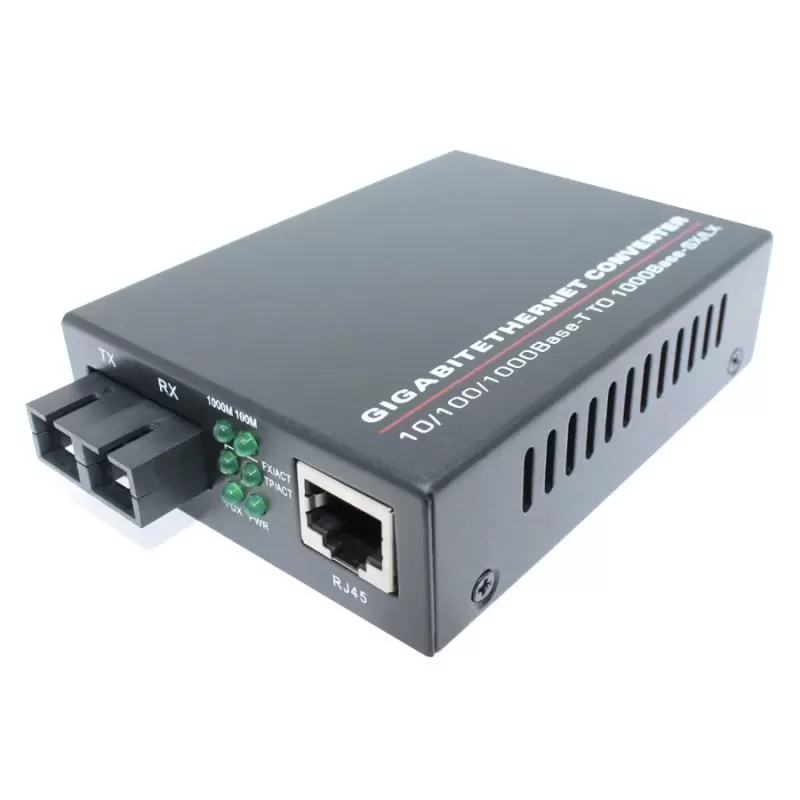 Медиаконвертер Luggar Duplex Media Converter SC Singlemode LU-MC1000SC-S