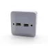 שקע טלפון Luggar On Wall Box Dual UK Telephone Jack HP-FP-OW-2UK