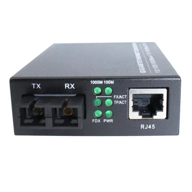 Медиаконвертер Luggar Duplex Media Converter SC Multimode LU-MC1000SC-M