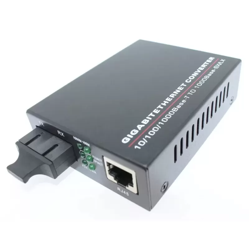 Медиаконвертер Luggar Duplex Media Converter SC Multimode LU-MC1000SC-M