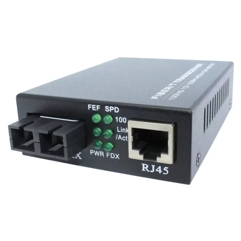 Media Converter Luggar Duplex Media Converter SC Singlemode LU-MC100SC-SM