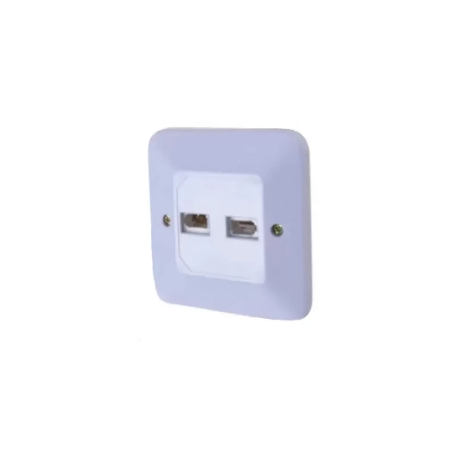 Монтажная коробка для розетки Luggar In Wall Plastic Box for Dual UK Telephone Jack HP-FP-IW-2UK