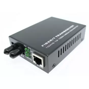 ממיר מדיה Luggar Duplex Media Converter ST Multimode LU-MC100-ST ממיר מדיה Luggar Duplex Media Converter ST Multimode LU-MC100-ST