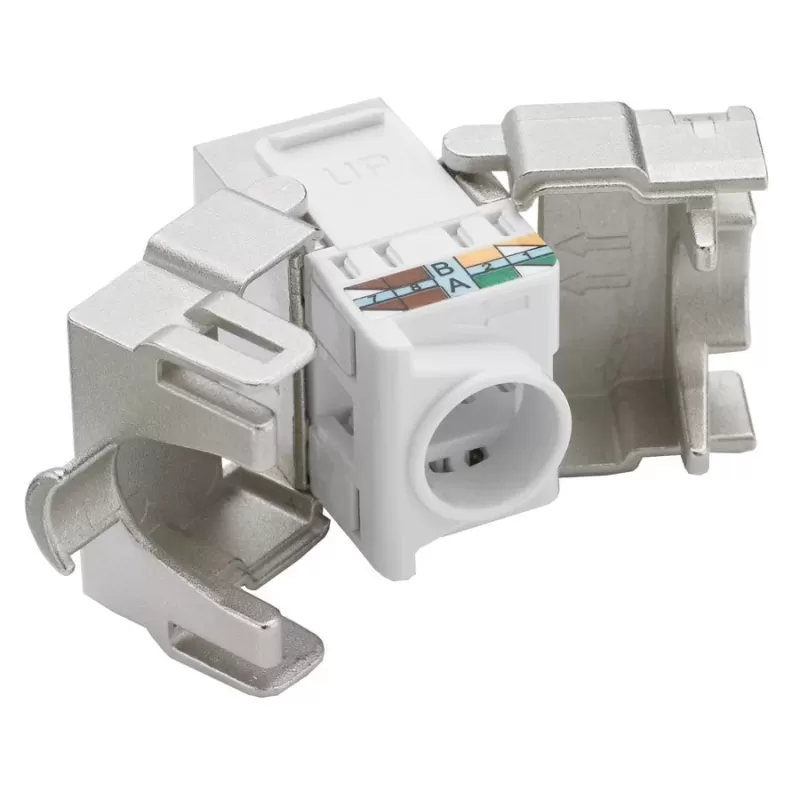 Keystone Jack Luggar Keystone Jack CAT6A STP Toolless HP-KJ6A