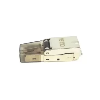 Network Connector Luggar CAT6A STP Male Connector 4 Pair HP-CAT6A-MC