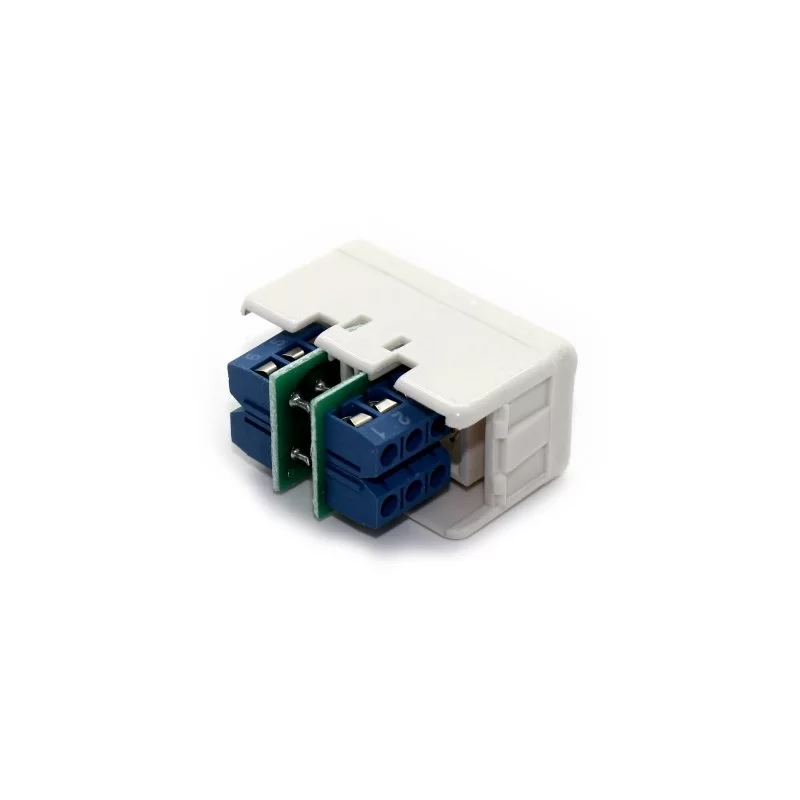 Telephone Jack Luggar Gewiss Insert with Two UK Telephone Jack HP-FP-GW-2UK