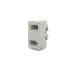 Telephone Jack Luggar Gewiss Insert with Two UK Telephone Jack HP-FP-GW-2UK