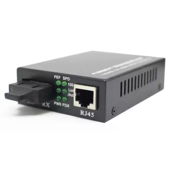 ממיר מדיה Luggar Duplex Media Converter SC Multimode LU-MC100-SC ממיר מדיה Luggar Duplex Media Converter SC Multimode LU-MC100-SC