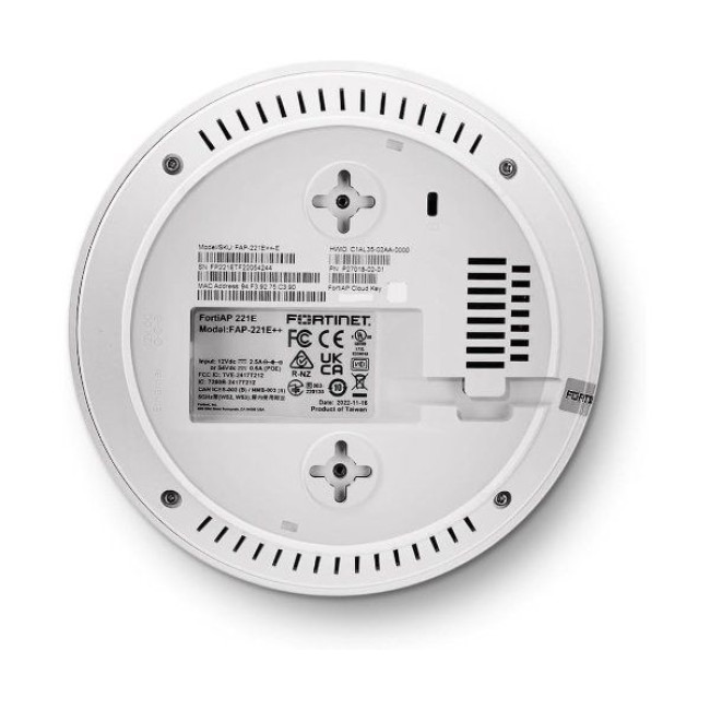 Access Point FORTINET FortiAP 221E-I WIFI5 POE AC1200 FortiAP-221E-I Color:white