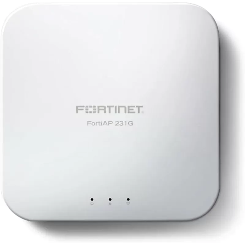 נקודת גישה FORTINET FortiAP-231G Access Point 2X2 WIFI6E 2.5GB Lan Tri Radio FAP-231G-F צבע לבן