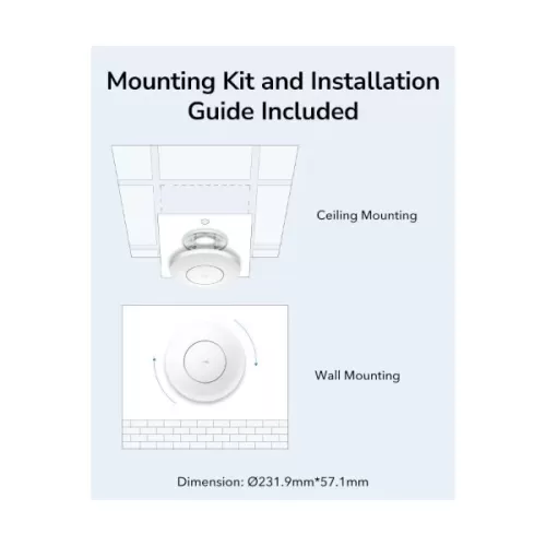 Access point CUDY AP1300 Wireless Access Point Mesh Wall Mount Cudy AP1300 Color:white Access point CUDY AP1300 Wireless Access Point Mesh Wall Mount Cudy AP1300 Color:white