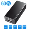 Syringe CUDY 60W Gigabit PoE Injector Adapter up to 100 Meters POE300 Color:black Syringe CUDY 60W Gigabit PoE Injector Adapter up to 100 Meters POE300 Color:black