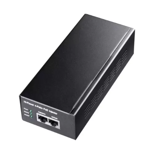 Syringe CUDY 60W Gigabit PoE Injector Adapter up to 100 Meters POE300 Color:black Syringe CUDY 60W Gigabit PoE Injector Adapter up to 100 Meters POE300 Color:black