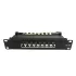 פאנל Luggar Patch Panel CAT6A STP 8 Ports HP-PP6A-8