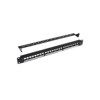 Panel 19 panel without connectors with 24P 1U channel N2024 Panel 19 panel without connectors with 24P 1U channel N2024