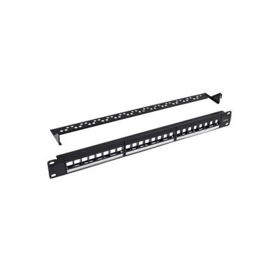 Панель 19 panel without connectors with 24P 1U channel N2024 Панель 19 panel without connectors with 24P 1U channel N2024