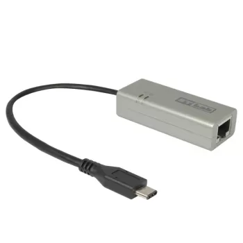 מתאם רשת St-Lab U-1320 USB Type-C to Gigabit Ethernet Adapter U-1320 צבע כסוף