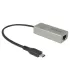 מתאם רשת St-Lab U-1320 USB Type-C to Gigabit Ethernet Adapter U-1320 צבע כסוף