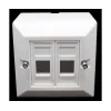 Plastic box for two connectors Plastic box for two RJ-45 connectors Plastic box Cat5 N1082