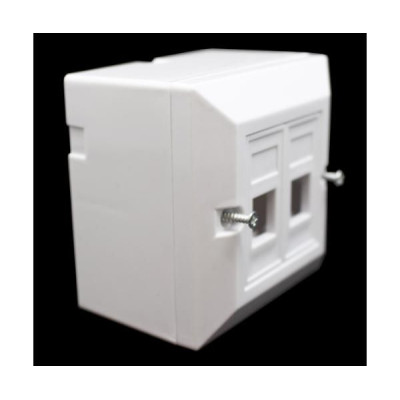 קופסאת פלסטיק לשני מחברים Plastic box for two RJ-45 connectors Plastic box Cat5 קופסאת פלסטיק לשני מחברים Plastic box for two RJ-45 connectors Plastic box Cat5