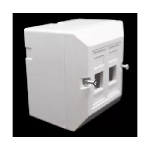 Plastic box for two connectors Plastic box for two RJ-45 connectors Plastic box Cat5 N1082