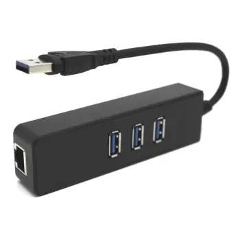 Network Adapter Gold Touch USB3.0 to LAN Gigabit Adapter SU-USB3-LAN-3HUB