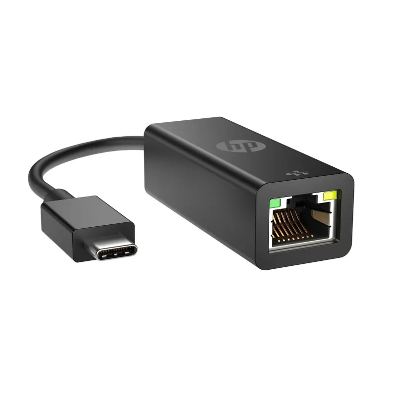 מתאם רשת HP USB-C to RJ45 Adapter G2 4Z527AA צבע שחור