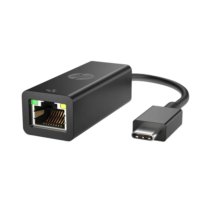 מתאם רשת HP USB-C to RJ45 Adapter G2 4Z527AA צבע שחור