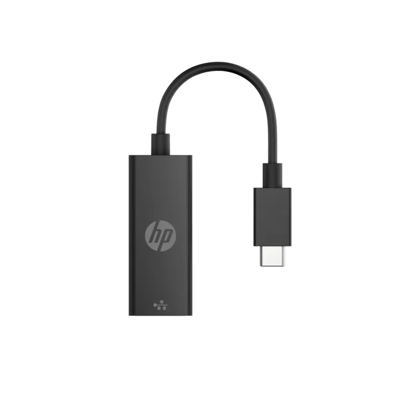 מתאם רשת HP USB-C to RJ45 Adapter G2 4Z527AA צבע שחור