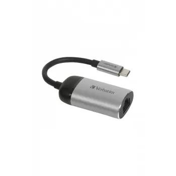 Сетевой адаптер Verbatim USB-C to Gigabit Ethernet Adapter 49146 Цвет:серебряный Сетевой адаптер Verbatim USB-C to Gigabit Ethernet Adapter 49146 Цвет:серебряный
