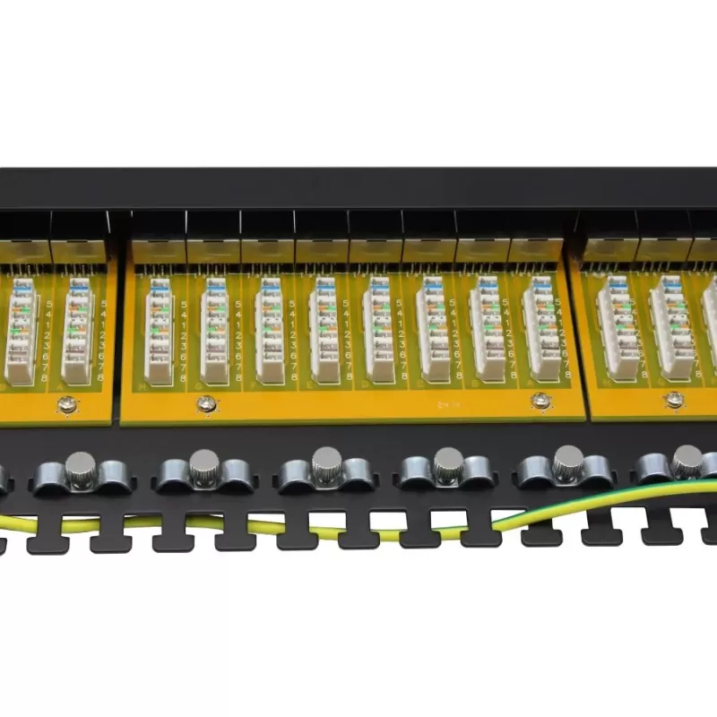 Панель Luggar Patch Panel CAT6A STP 24 Ports HP-PP6A-24 Панель Luggar Patch Panel CAT6A STP 24 Ports HP-PP6A-24