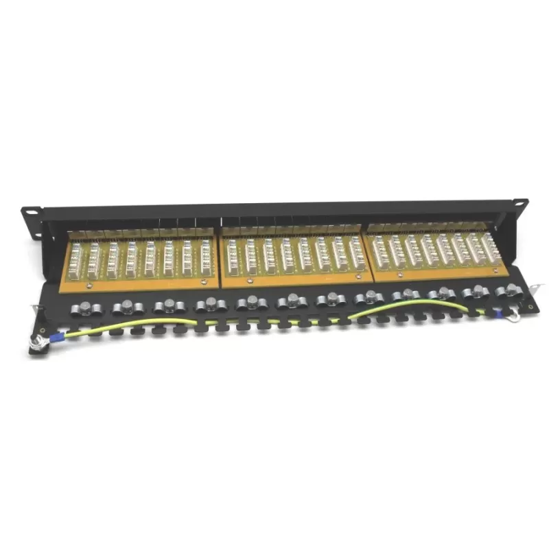 Панель Luggar Patch Panel CAT6A STP 24 Ports HP-PP6A-24 Панель Luggar Patch Panel CAT6A STP 24 Ports HP-PP6A-24