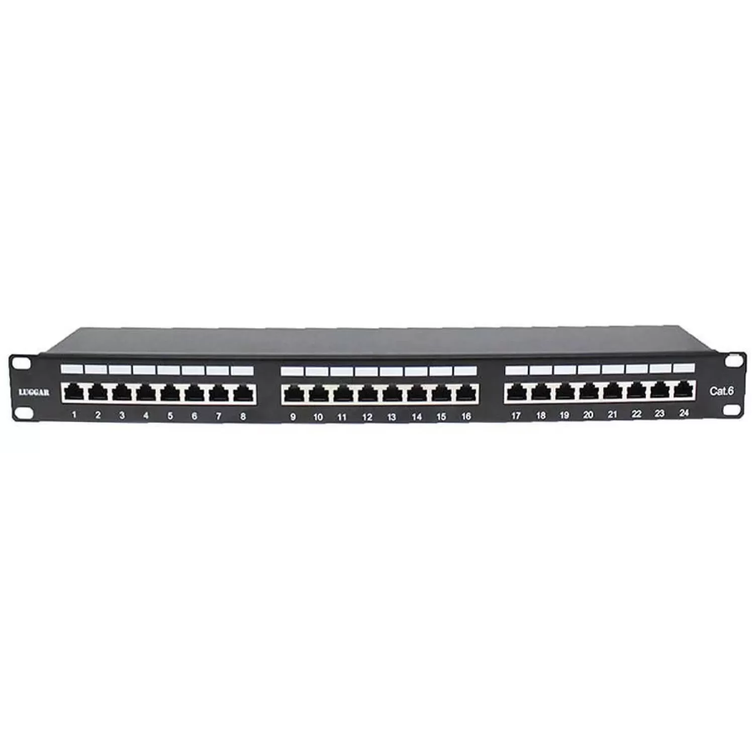Panel 24 connectors RJ-45 CAT 6 N3246 Color:black