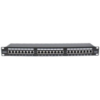 Панель 24 connectors RJ-45 CAT 6 N3246 Цвет:черный Панель 24 connectors RJ-45 CAT 6 N3246 Цвет:черный