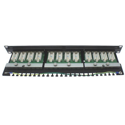 Панель 24 connectors RJ-45 CAT 6 N3246 Цвет:черный Панель 24 connectors RJ-45 CAT 6 N3246 Цвет:черный