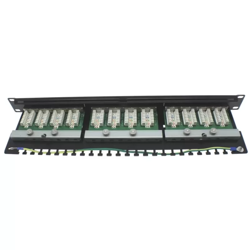 Панель Luggar Patch Panel CAT6 24 Ports STP HP-PP6-24 Панель Luggar Patch Panel CAT6 24 Ports STP HP-PP6-24