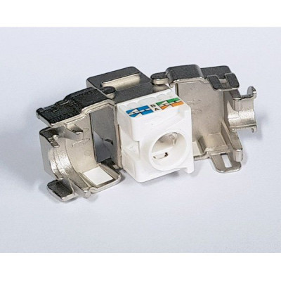 Сетевой модуль Keystone RJ45 «мама» Keystone female connector Female Connector Сетевой модуль Keystone RJ45 «мама» Keystone female connector Female Connector