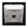 Plastic Box Plastic box RJ-45 Plastic box Cat5 N1080 Color:white