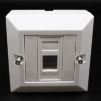 Plastic Box Plastic box RJ-45 Plastic box Cat5 N1080 Color:white Plastic Box Plastic box RJ-45 Plastic box Cat5 N1080 Color:white