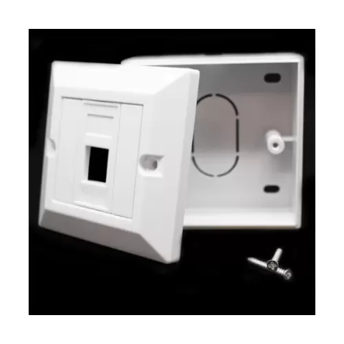 Plastic Box Plastic box RJ-45 Plastic box Cat5 N1080 Color:white