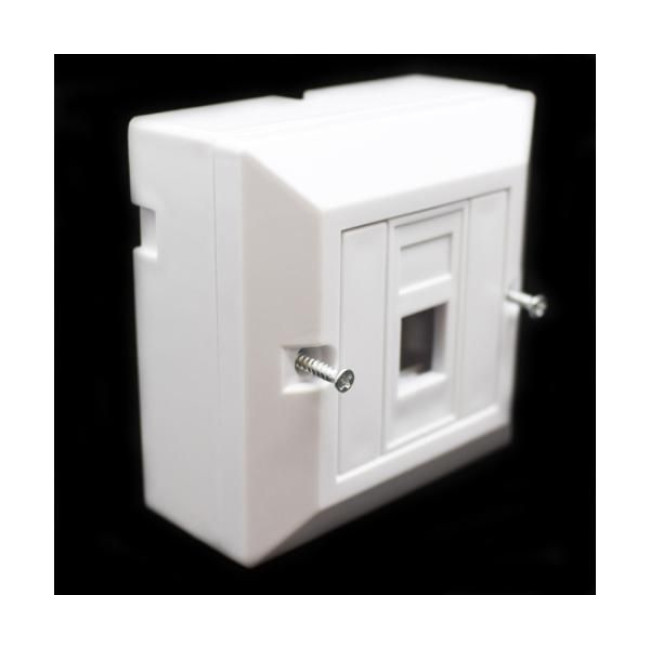 Пластиковый корпус Plastic box RJ-45 Plastic box Cat5 N1080 Цвет:белый