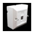 קופסת פלסטיק Plastic box RJ-45 Plastic box Cat5 N1080 צבע לבן