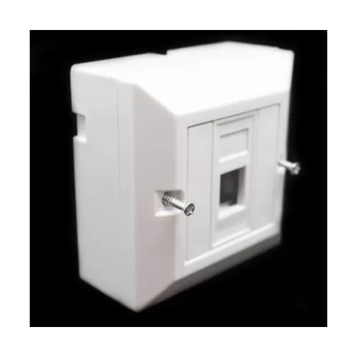 Plastic Box Plastic box RJ-45 Plastic box Cat5 N1080 Color:white