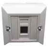 Монтажная коробка с одним портом без розетки RJ-45 Deep plastic box Cat6 N1083