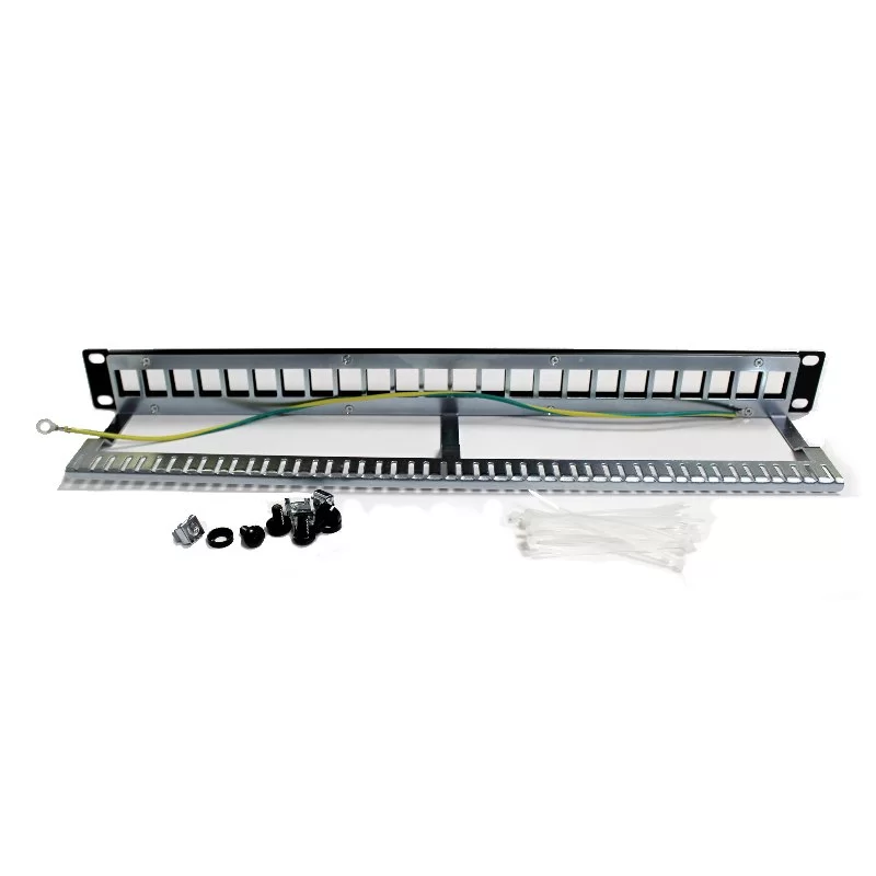 פאנל Luggar 24 Ports STP Empty Patch Panel HP-PAN-2424