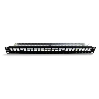 Panel Luggar 24 Ports STP Empty Patch Panel HP-PAN-2424 Panel Luggar 24 Ports STP Empty Patch Panel HP-PAN-2424