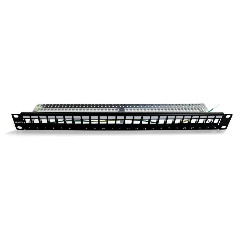 פאנל Luggar 24 Ports STP Empty Patch Panel HP-PAN-2424